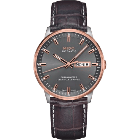 Commander Chronometer Stainless Steel - Rose Gold / Grey
