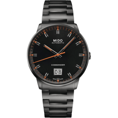 Commander Big Date PVD / Black / Bracelet