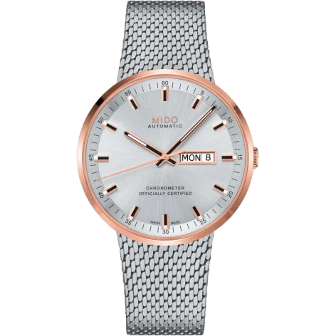 Commander Icône Stainless Steel - Rose Gold / Silver / Bracelet