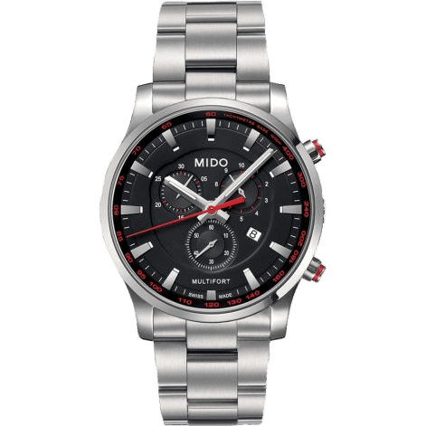 Multifort Quartz Chronograph Stainless Steel / Black / Bracelet