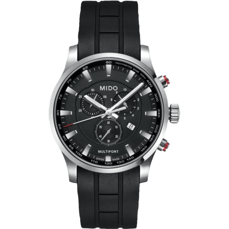 Multifort Quartz Chronograph Stainless Steel / Black