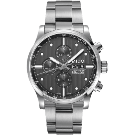 Multifort Chronograph Stainless Steel / Grey / Bracelet