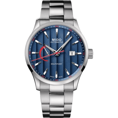 Multifort Power Reserve Stainless Steel / Blue / Bracelet