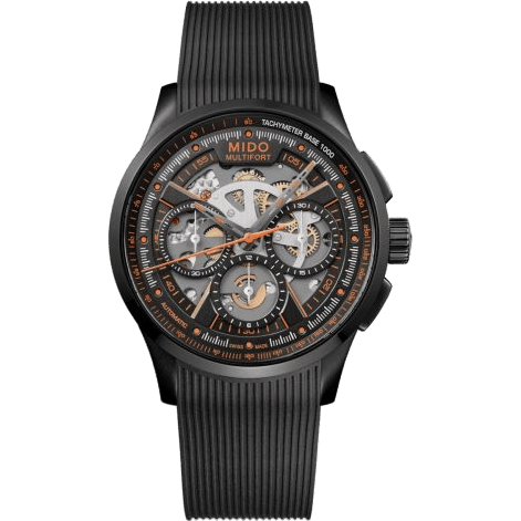 Multifort Chronograph Skeleton PVD / Rubber