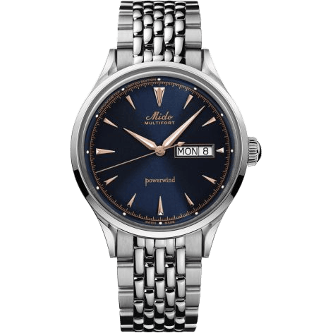 Multifort Powerwind Stainless Steel / Blue / Bracelet