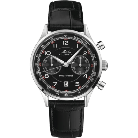 Multifort Patrimony Chronograph Stainless Steel / Black