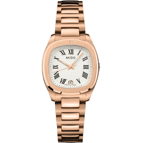 Multifort TV 28 Quartz Rose Gold / Ivory - Roman / Bracelet