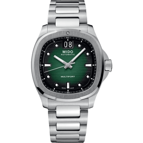 Multifort TV Big Date Stainless Steel / Grey / Bracelet