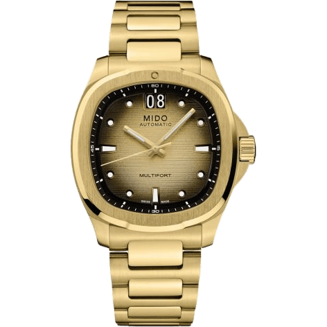 Multifort TV Big Date Yellow Gold / Champagne