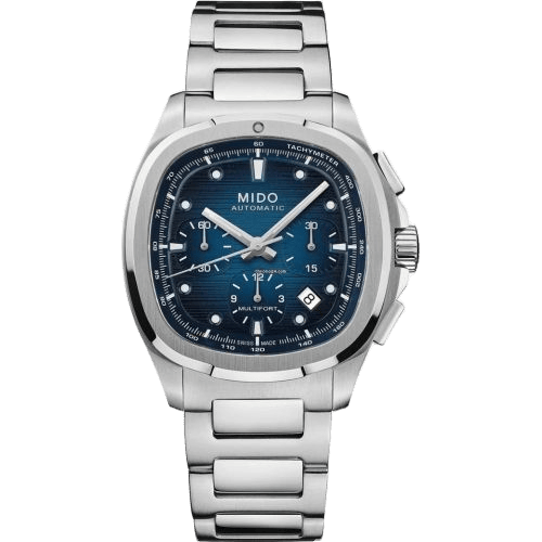 Multifort TV Chronograph Stainless Steel / Blue / Bracelet