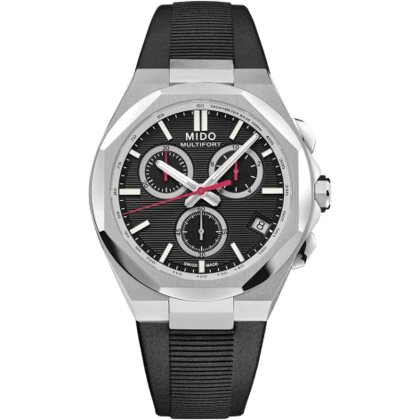 Multifort Chronograph Quartz Stainless Steel / Black / Rubber