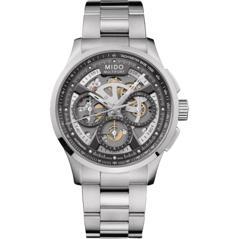 Multifort Chronograph Skeleton Stasinless Steel / Black / Bracelet