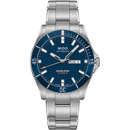 Ocean Star 200 Stainless Steel / Blue / Bracelet