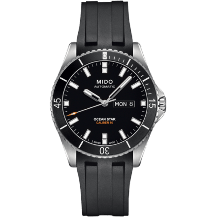 Ocean Star 200 Stainless Steel / Black / Rubber