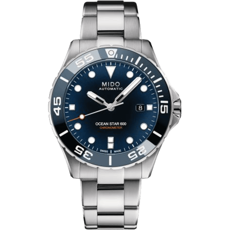 Ocean Star 600 Chronometer Stainless Steel / Blue / Bracelet