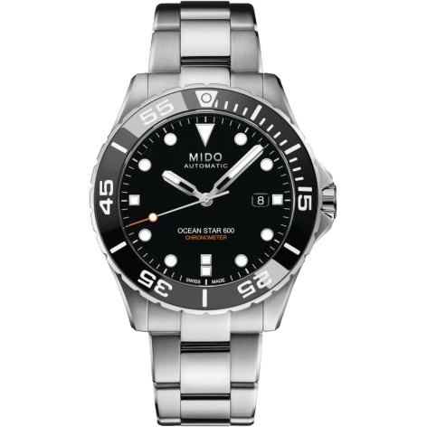 Ocean Star 600 Chronometer Stainless Steel / Black / Bracelet