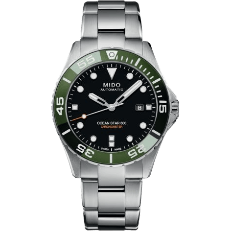Ocean Star 600 Chronometer Stainless Steel / Black / Bracelet