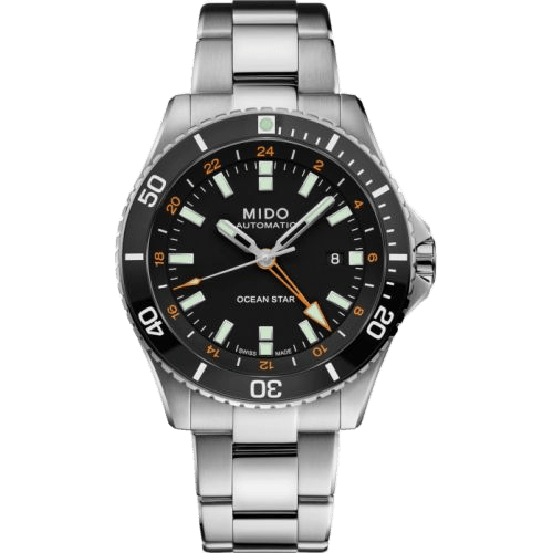 Ocean Star GMT Stainless Steel / Black / Bracelet