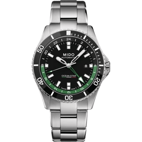 Ocean Star GMT Stainless Steel / Black =Green / Bracelet