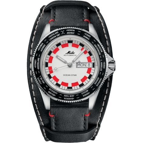 Ocean Star Worldtimer Stainless Steel / Silver