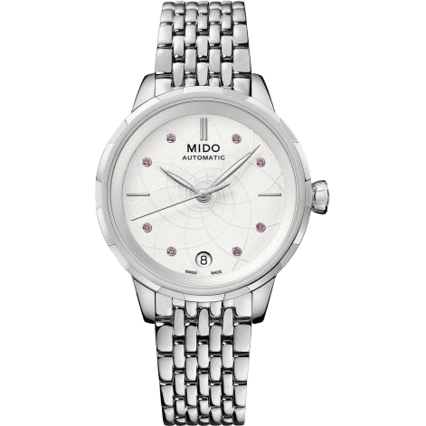 Rainflower Origin Stainless Steel / White - Sapphire / Bracelet