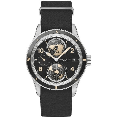 1858 Geosphere Stainless Steel / Black / NATO