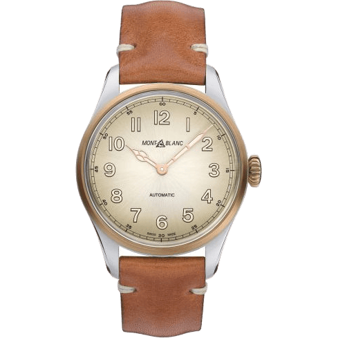 1858 Automatic 40 Stainless Steel / Bronze / Champagne / Calf