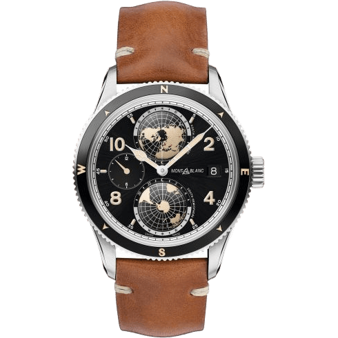 1858 Geosphere Stainless Steel / Black / Calf