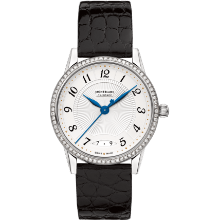 Bohème Date Automatic 34 Stainless Steel / Diamond / White