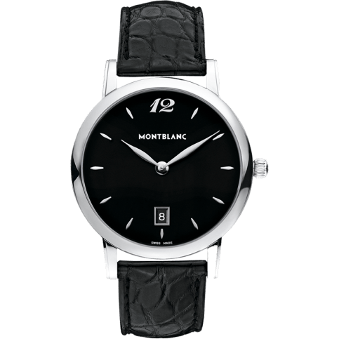 Classique Date Quartz 39mm Black