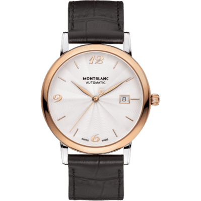 Classique Date Automatic 39mm Two Tone Guilloche