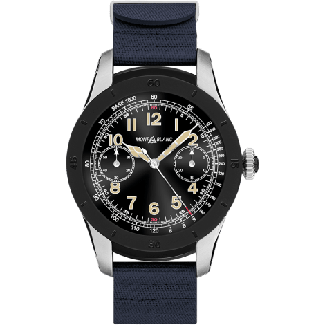 Summit Stainless Steel / PVD Bezel / Blue Rubber