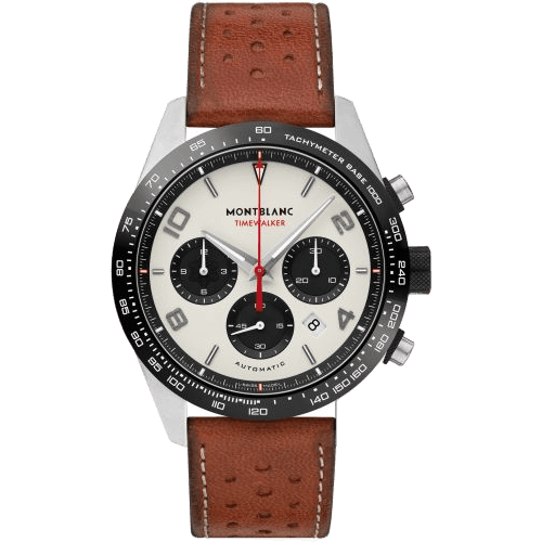 Timewalker Manufacture Chronograph Stainless Steel / Panda / Calf