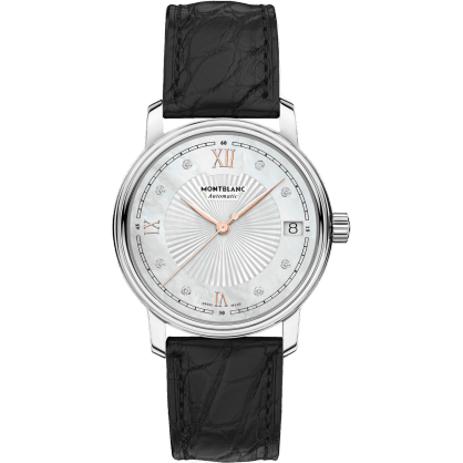 Tradition Date Automatic 32mmStainless Steel / MOP / Alligator