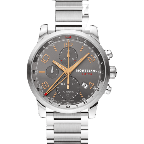TimeWalker Chrono Voyager UTC Anthracite / Bracelet