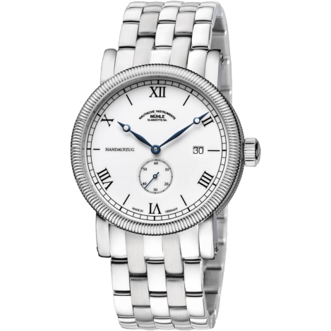 Teutonia III Handaufzug Kleine Sekunde White / Bracelet