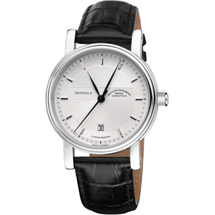 Teutonia II Chronometer Silver / Strap