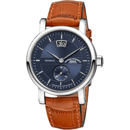 Teutonia II Großdatum Chronometer Blue / Strap