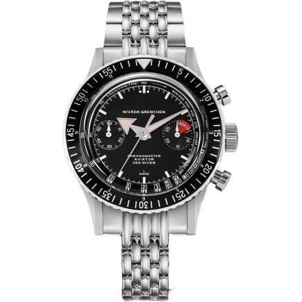 Chronomaster Aviator Sea Diver Automatic Stainless Steel / Black / Bracelet