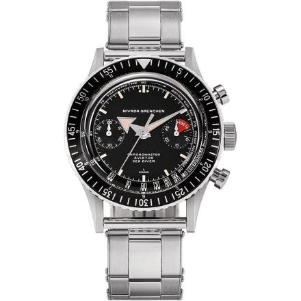 Chronomaster Aviator Sea Diver Automatic Stainless Steel / Black / Oyster