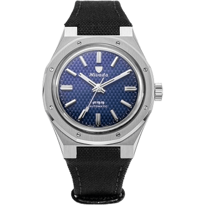 F77 Stainless Steel / Blue / Velcro