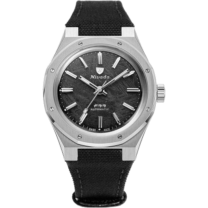 F77 Stainless Steel / Meteorite / Velcro