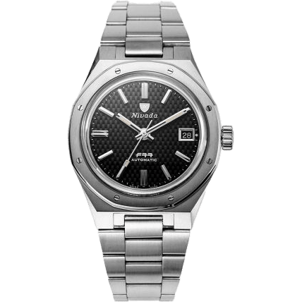 F77 Date Stainless Steel / Black / Bracelet