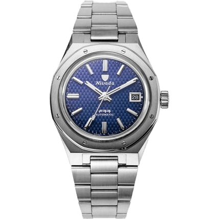 F77 Date Stainless Steel / Blue / Bracelet