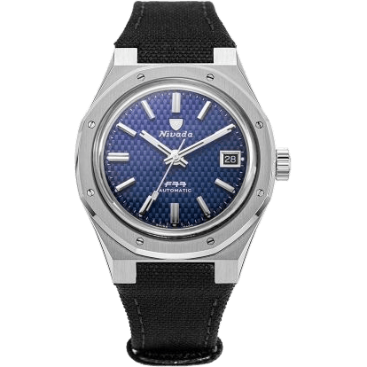F77 Date Stainless Steel / Blue / Velcro