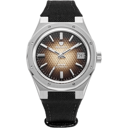 F77 Date Stainless Steel / Brown Smoked / Velcro