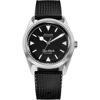 Super Antarctic Black - White Luminova / Stainless Steel / Tropic