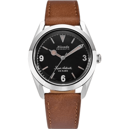 Super Antarctic 3.6.9. Black / Stainless Steel / Brown