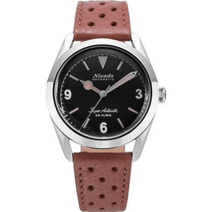Super Antarctic 3.6.9. Black / Stainless Steel / Brown Racing