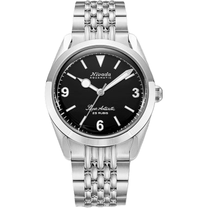 Super Antarctic 3.6.9. Black - No Vintage Effect / Stainless Steel / Beads of Rice